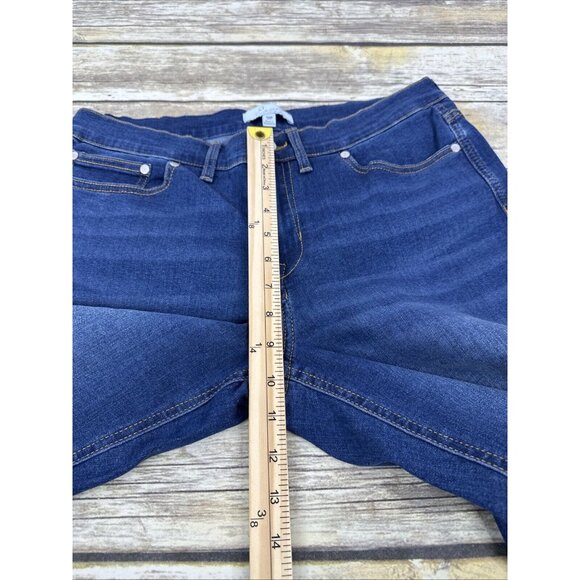 Encore By Indian Menzel Petite Skinny Ankle Jeans Size 12 Medium Wash A516302 - Picture 15 of 16